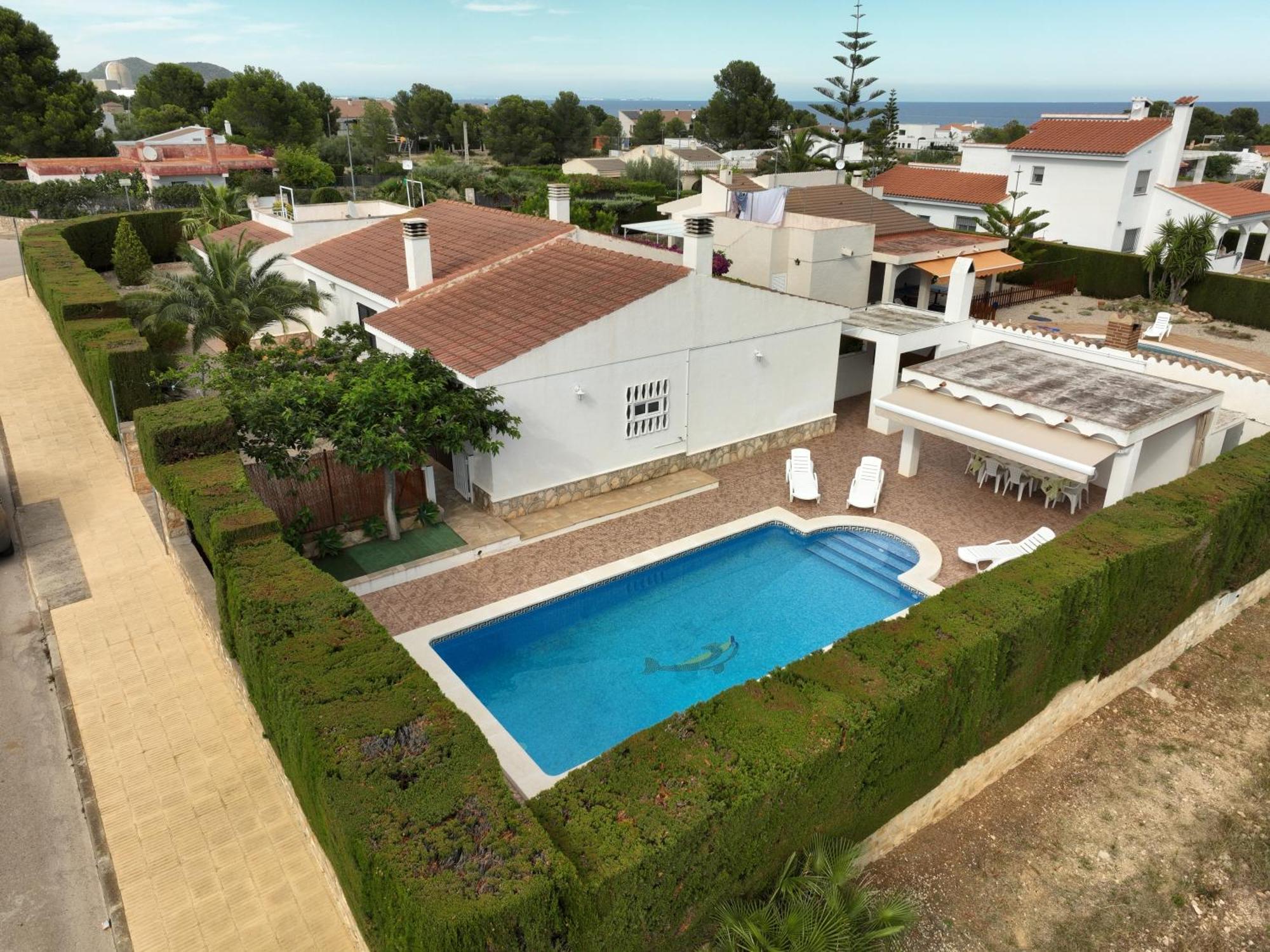 Exclusiva Villa Con Piscina Calafat Eksteriør billede
