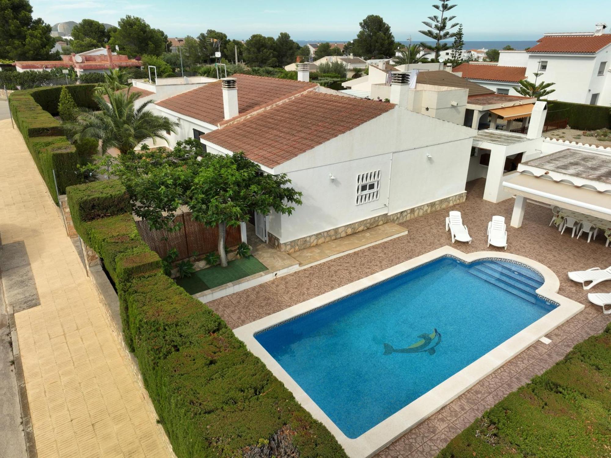 Exclusiva Villa Con Piscina Calafat Eksteriør billede