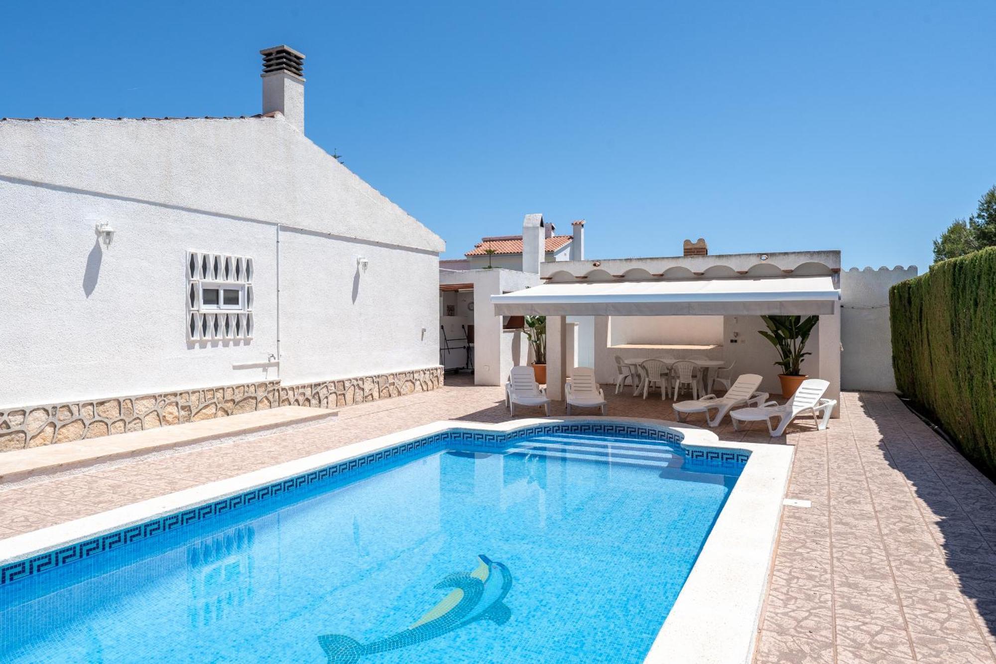 Exclusiva Villa Con Piscina Calafat Eksteriør billede